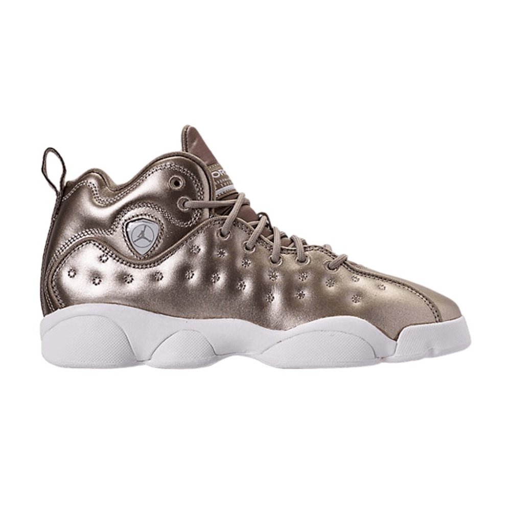 Jordan Kids Sneakers in Metallic Gold and White